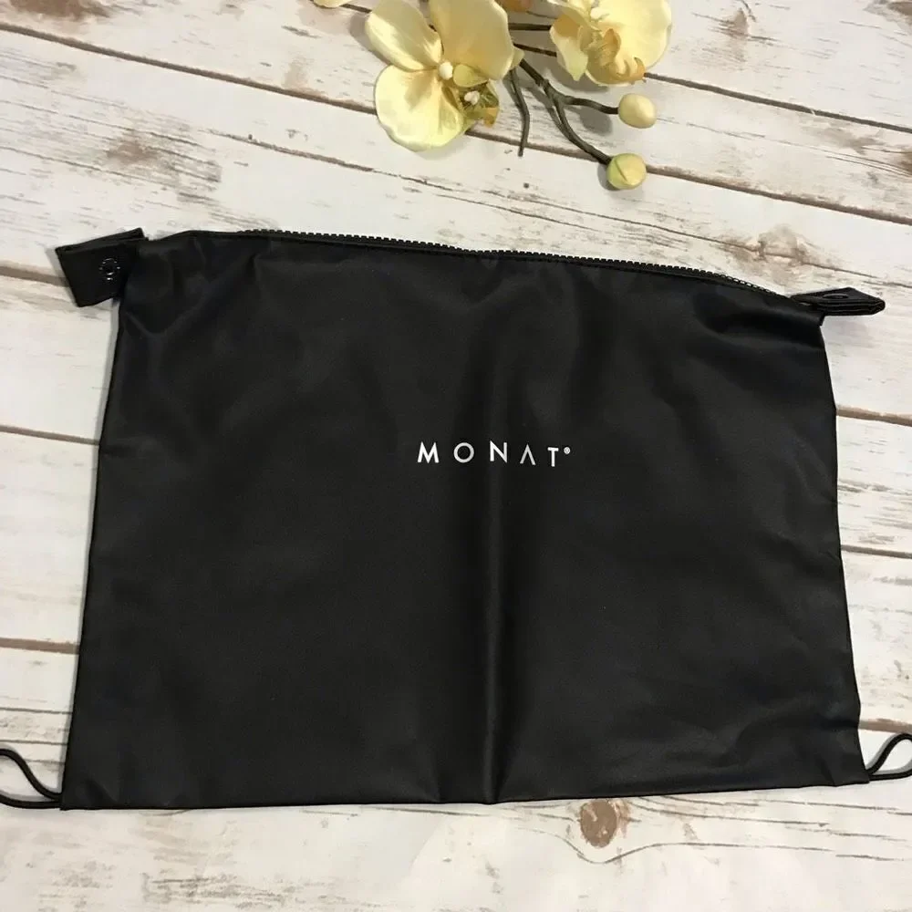 d‎ Monat Black  Pouch Bag makeup bag wet bag swim